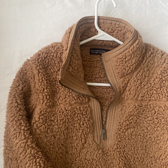 Abercrombie Sherpa half zip fleece - Picture 2 of 3